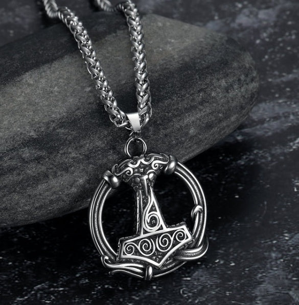 Viking Norse Rune Pendant Necklace