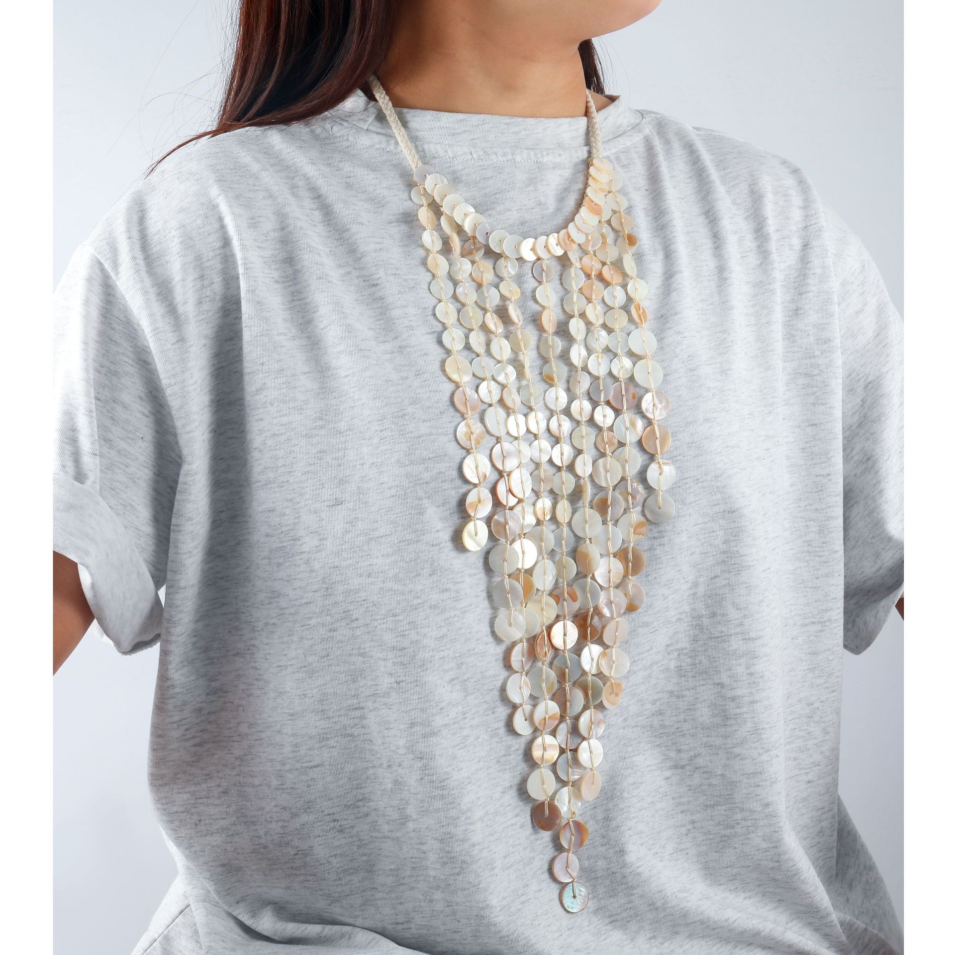 Boho Shell Tassel Multi-Layer Necklace