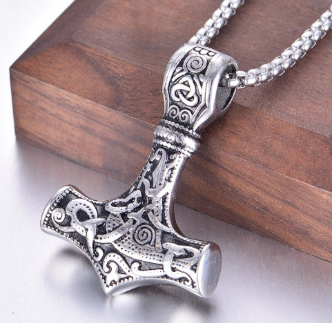 Viking Norse Rune Pendant Necklace